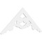 Ekena Millwork Pitch Robin Architectural Grade PVC Gable Pediment, 60"W x 25"H x 1"P (10/12) GPP060X025X100ROB - alternate 1